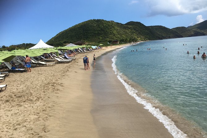 Discover St Kitts and Beach - South Friars Beach for 1 hour: swim time with practical facilities