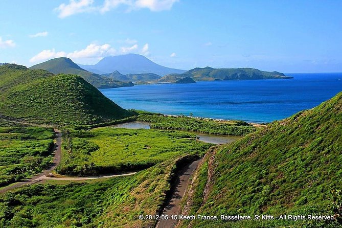 Full Island Panoramic Tour of St Kitts - Black Rocks and Timothy Hill: Volcanic Texture and the Coastline Meeting Point