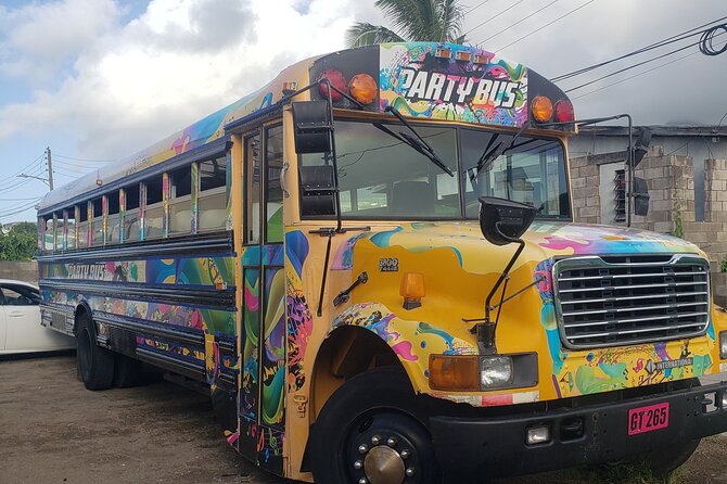 Half Day St. Kitts Party Bus City Excursion and Beach - The Frigate Bay beach block: swimming, snorkel options, and bar hopping