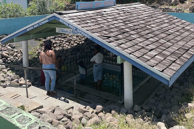 Nevis Panoramic Drive, Power Catamaran & Beach Experience - Panoramic drive highlights: Bath Hotel, Hot Springs, and Alexander Hamilton