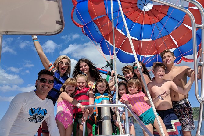 Parasailing Adventure - How the 600-foot parasail ride works above St. Kitts and Nevis