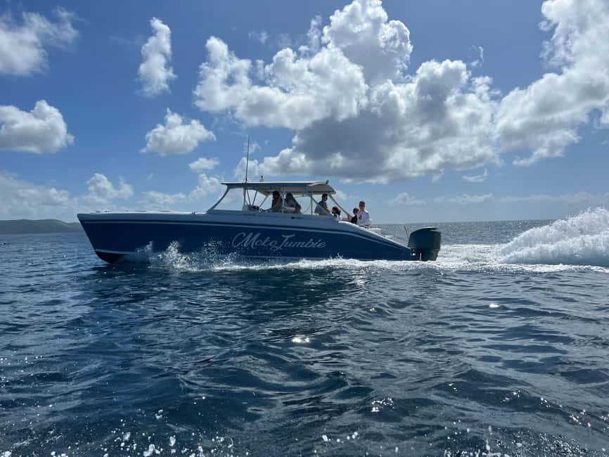 PRIVATE POWER CATAMARAN - The St Kitts cruise portion: photos, refreshments, and water time