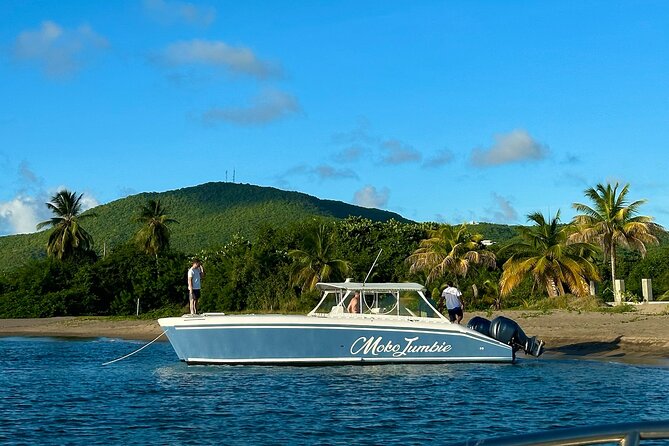 Private Power Catamaran Adventure in Saint Kitts and Nevis - Nevis beach time and Sunshine bar: the lazy-lunch payoff