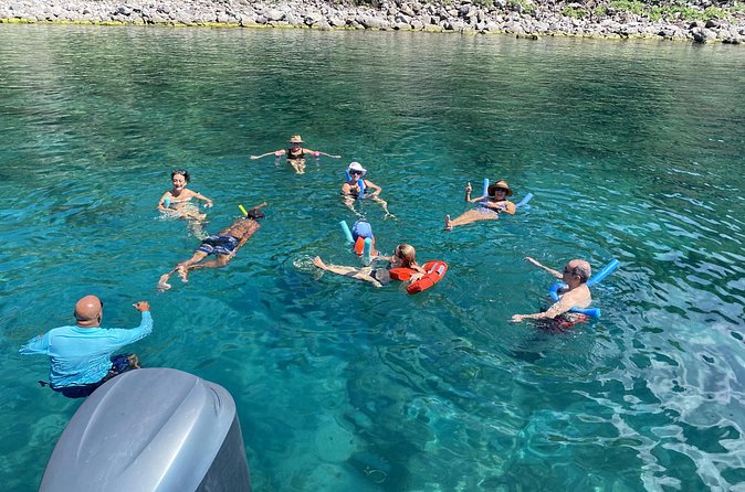 Private Power Catamaran Adventure in Saint Kitts and Nevis - St. Kitts side options: swimming stops and a chance to go off-script