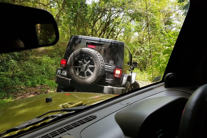 Self Drive 4x4 Off Road Jeep Wrangler & Beach Chill - Stop 2 at Frigate Bay: One Hour of Beach Chill and a Punch