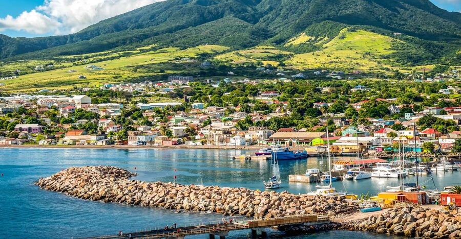 St. Kitts: Top Sights Guided Van or Open-Air Safari Tour - Frigate Bay and Timothy Hill: the Atlantic on one side, Caribbean on the other