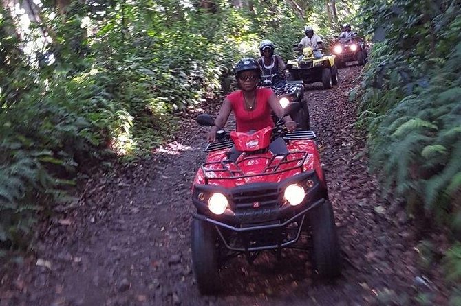 Sunny Blue Rentals in St Kitts for ATV and Dune Buggy Combo Tours - The Route You Will Actually Ride: On-Road Meets Mountain Trails