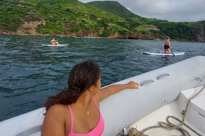 SUP Paddle Board Adventure - The coastline cruise and the secluded beach stop