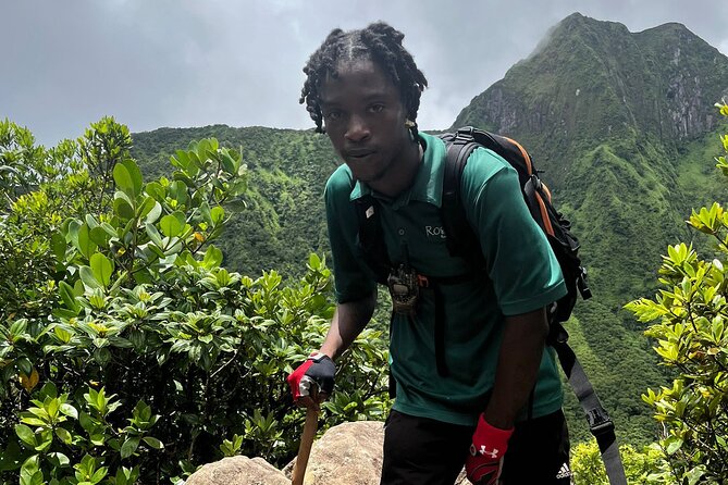 Volcano Caldera (Mt. Liamuiga) Trek / Hike - Stop 1, Bloody River: The Carib Massacre Story Without the Rush